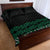 Maori Taniko Patterns Quilt Bed Set Pounamu Niho Taniwha Mix Paatiki Motifs