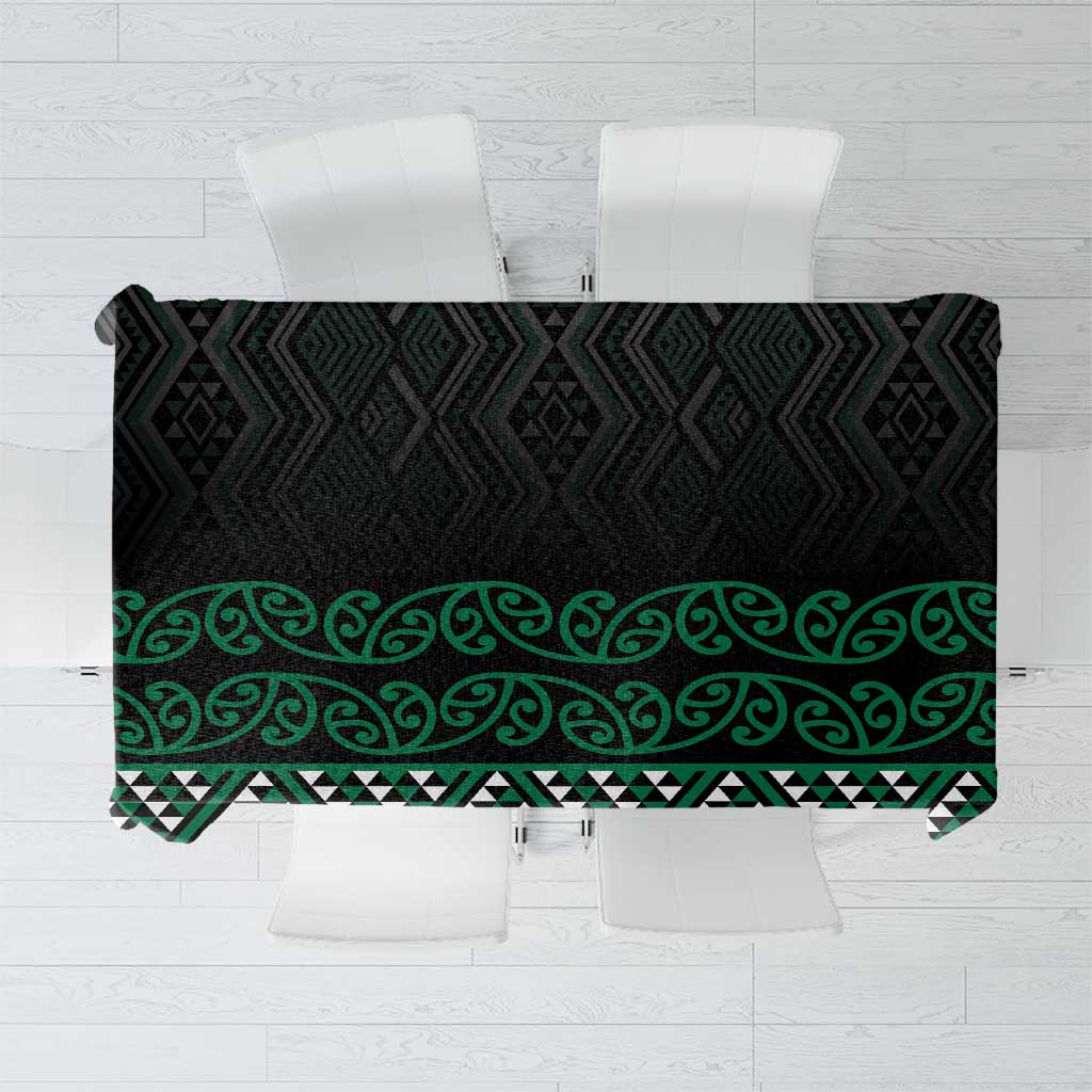 Maori Taniko Patterns Tablecloth Pounamu Niho Taniwha Mix Paatiki Motifs