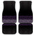 Maori Taniko Patterns Car Mats Purple Niho Taniwha Mix Paatiki Motifs
