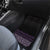 Maori Taniko Patterns Car Mats Purple Niho Taniwha Mix Paatiki Motifs
