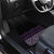 Maori Taniko Patterns Car Mats Purple Niho Taniwha Mix Paatiki Motifs