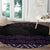 Maori Taniko Patterns Round Carpet Purple Niho Taniwha Mix Paatiki Motifs