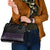 Maori Taniko Patterns Shoulder Handbag Purple Niho Taniwha Mix Paatiki Motifs