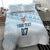 Fiji Rugby Custom Kaiviti Masi Bedding Set Turquoise - Polynesian Pride