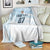 Fiji Rugby Custom Kaiviti Masi Blanket Turquoise - Polynesian Pride