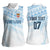 Fiji Rugby Custom Kaiviti Masi Women Sleeveless Polo Shirt Turquoise - Polynesian Pride