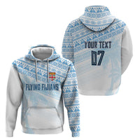 Fiji Rugby Custom Kaiviti Masi Zip Hoodie Turquoise - Polynesian Pride