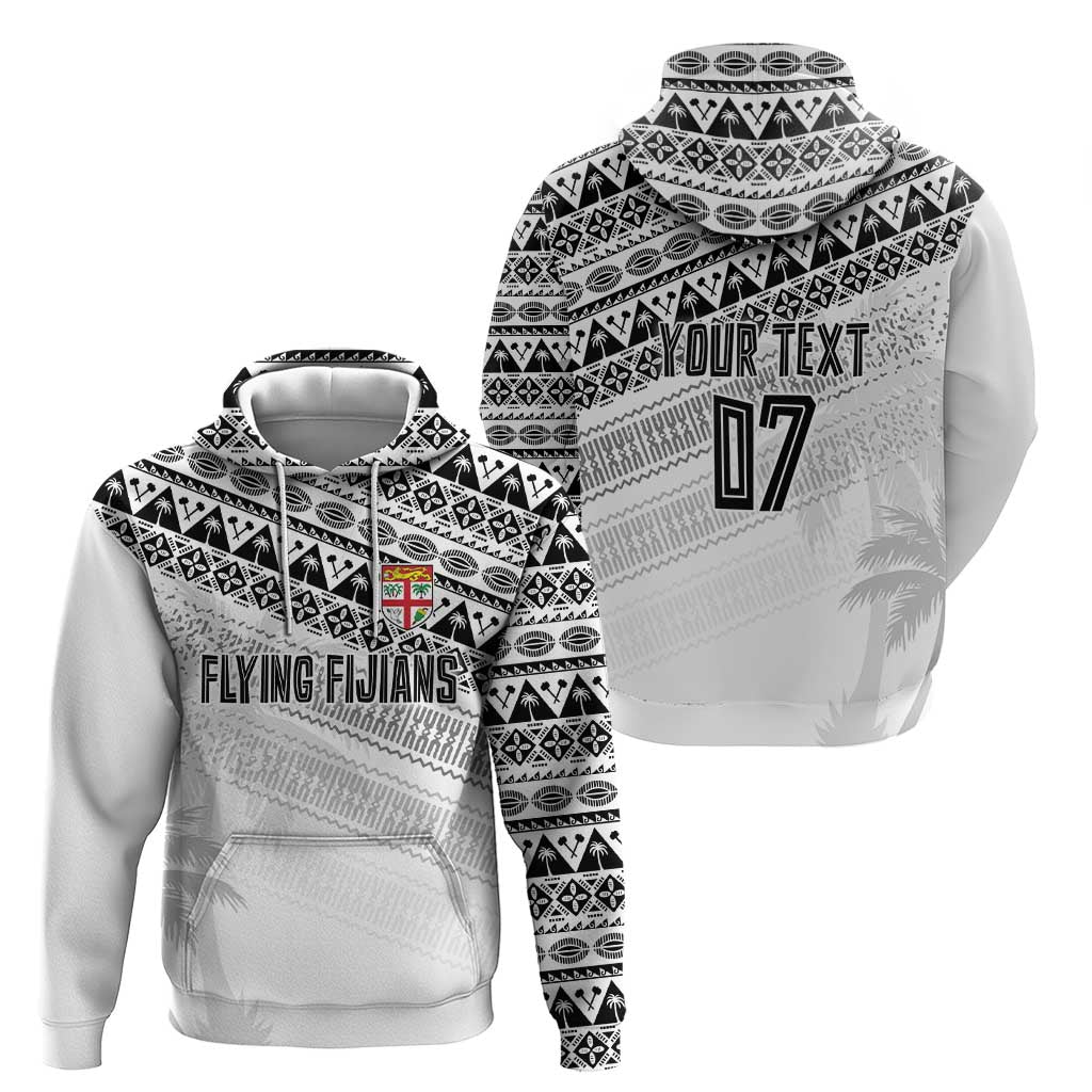Fiji Rugby Custom Kaiviti Masi Hoodie Black - Polynesian Pride