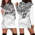 Fiji Rugby Custom Kaiviti Masi Hoodie Dress Black - Polynesian Pride