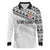 Fiji Rugby Custom Kaiviti Masi Long Sleeve Polo Shirt Black - Polynesian Pride