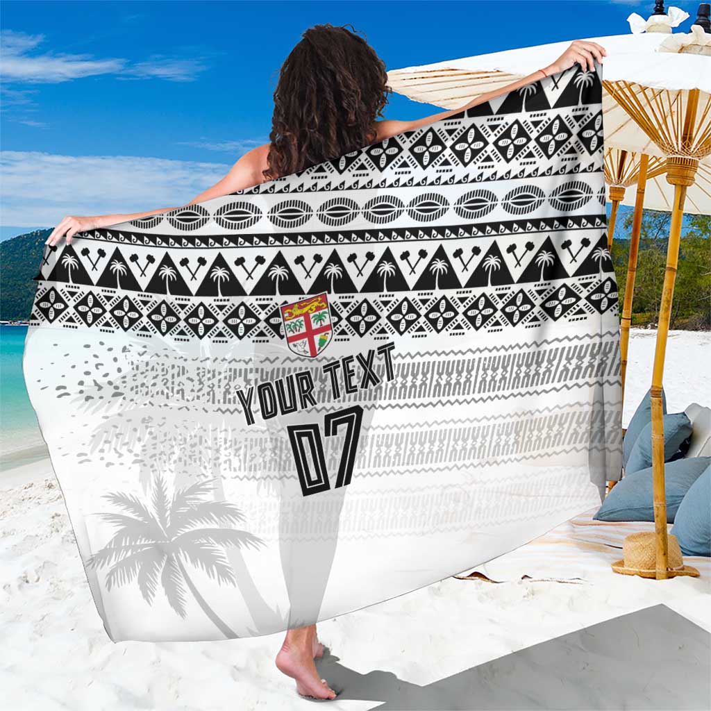 Fiji Rugby Custom Kaiviti Masi Sarong Black - Polynesian Pride