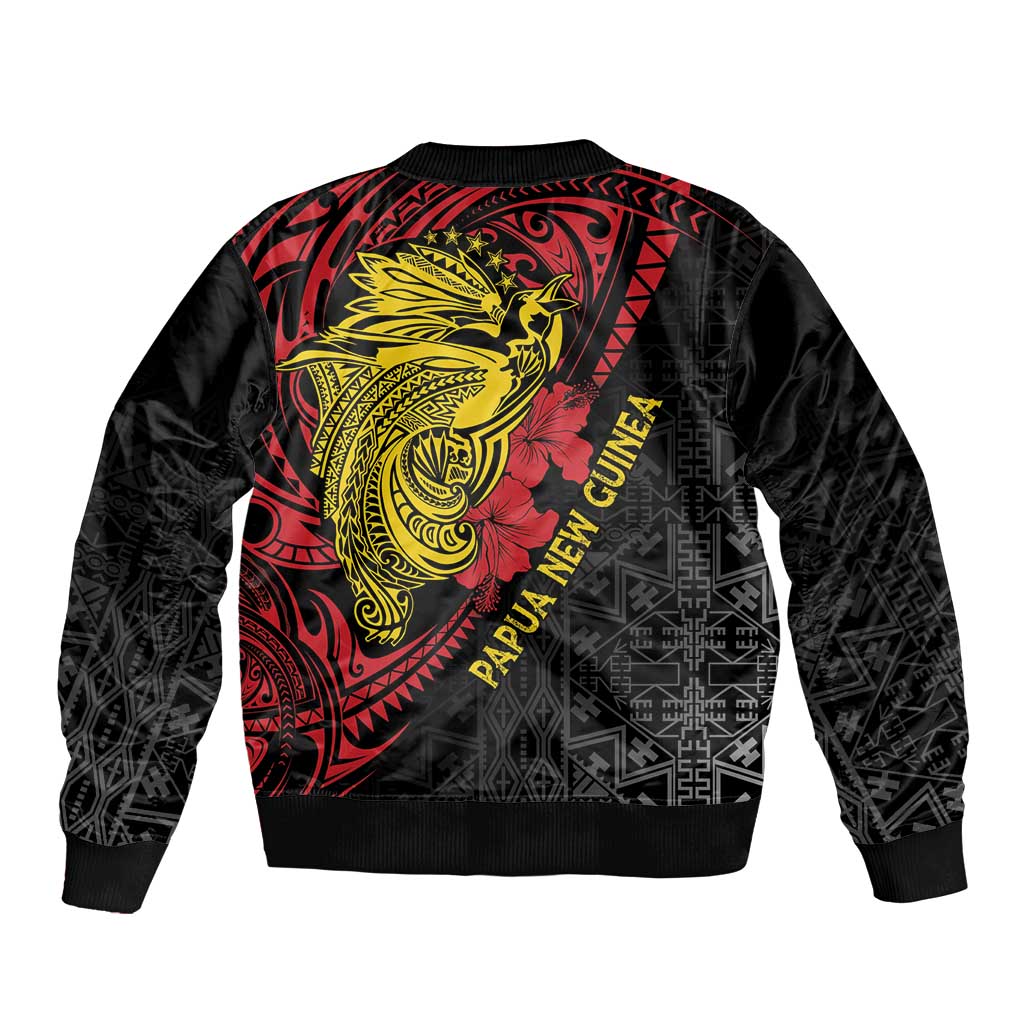 Papua New Guinea 49th Independence Day Bomber Jacket Motuan Revareva Bird-of-Paradise