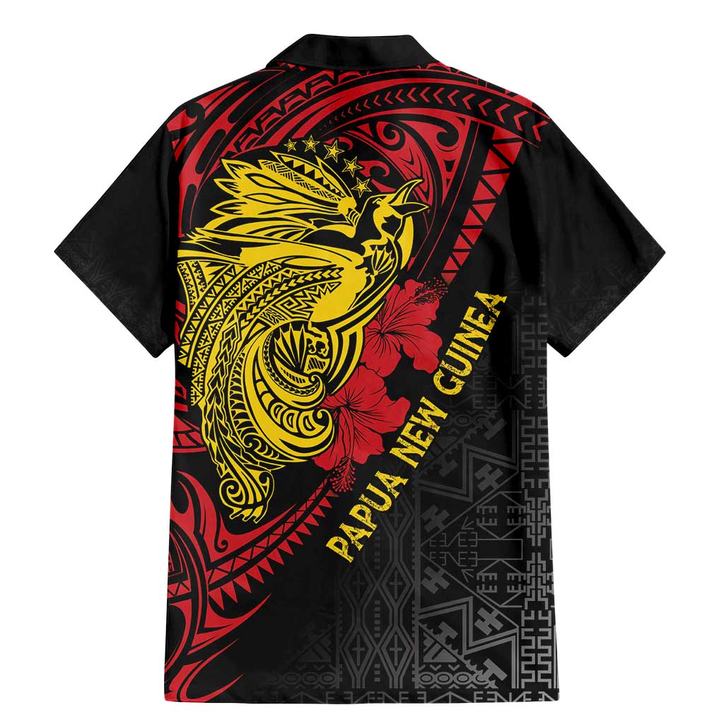 Papua New Guinea 49th Independence Day Family Matching Mermaid Dress and Hawaiian Shirt Motuan Revareva Bird-of-Paradise LT7 - Polynesian Pride