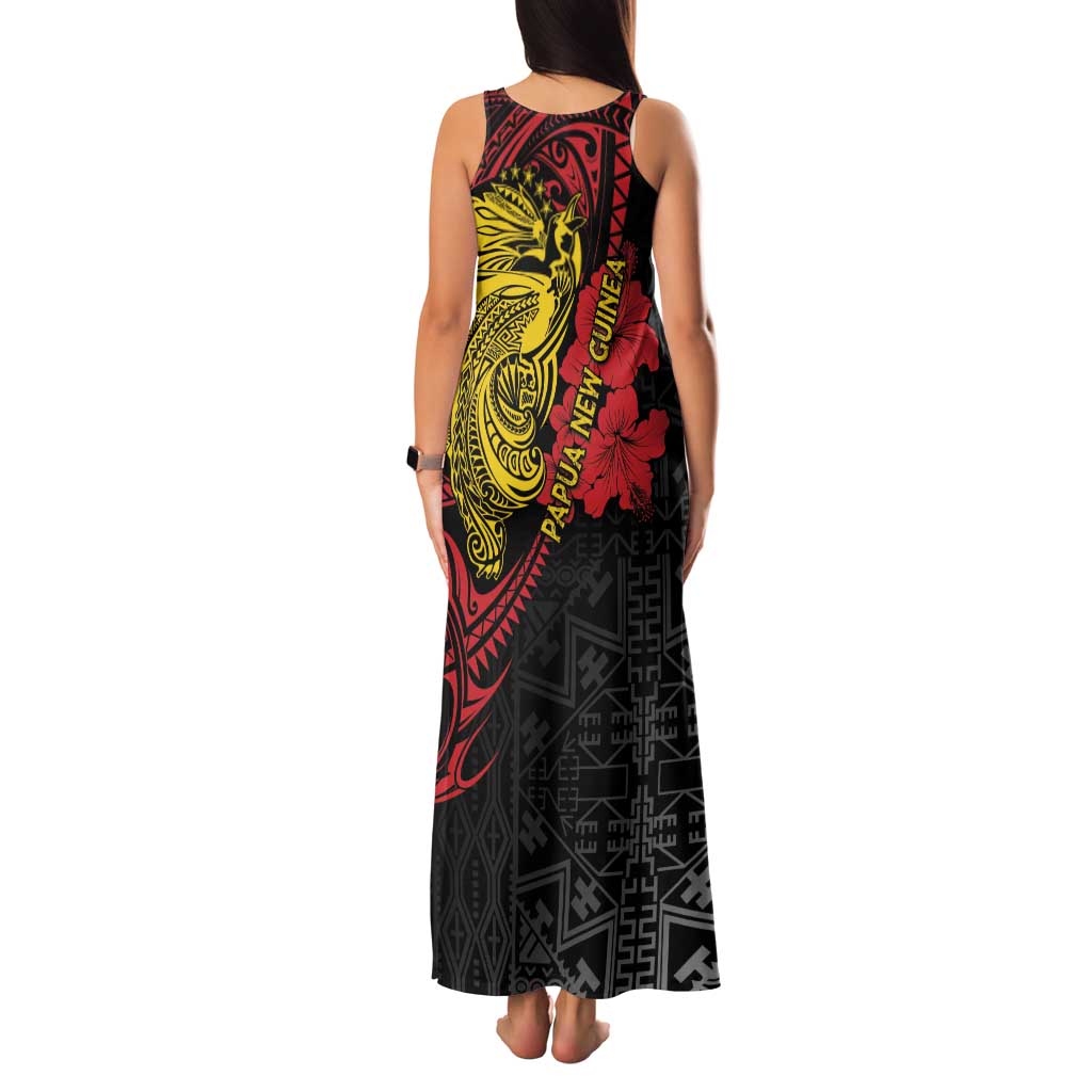 Papua New Guinea 49th Independence Day Family Matching Tank Maxi Dress and Hawaiian Shirt Motuan Revareva Bird-of-Paradise LT7 - Polynesian Pride