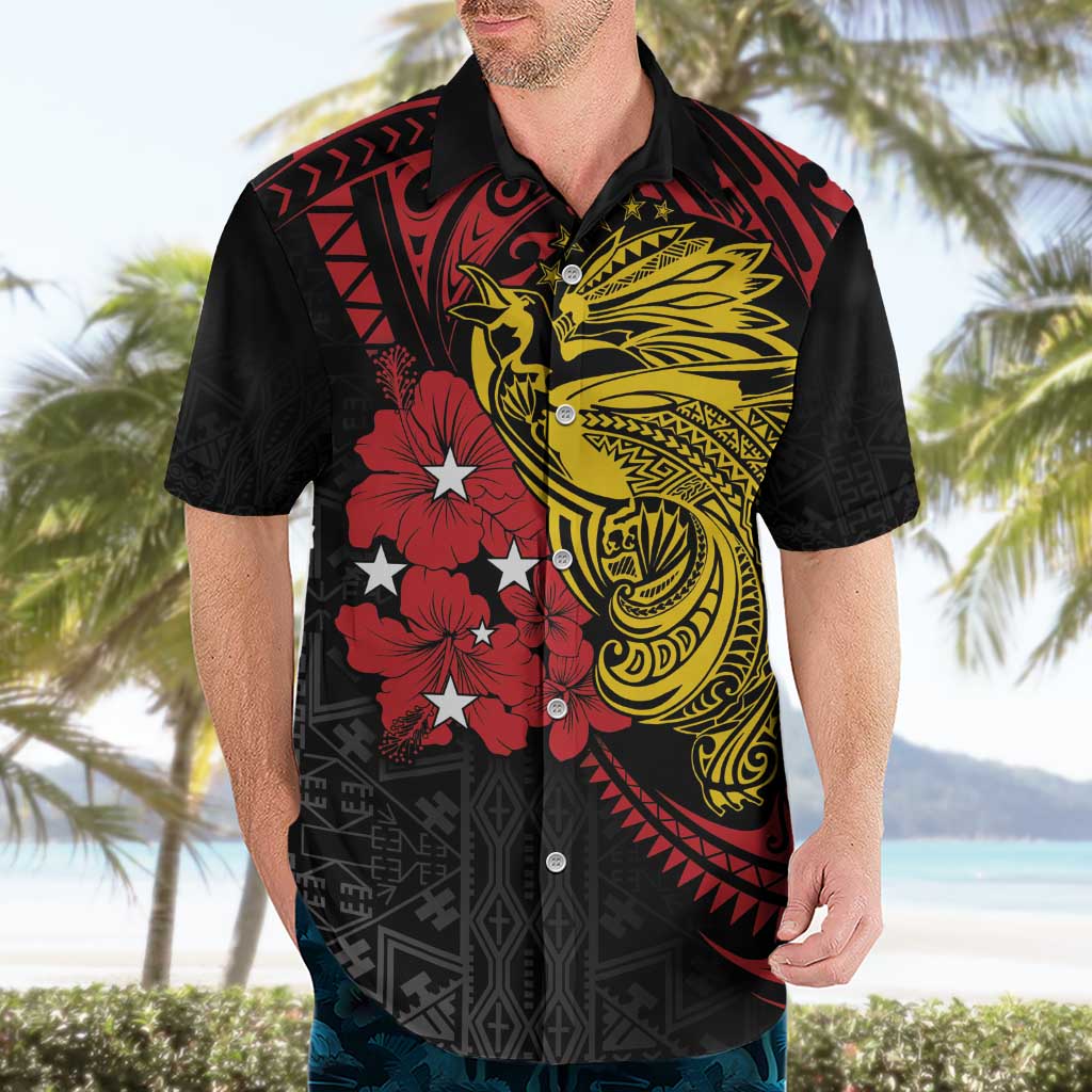 Papua New Guinea 49th Independence Day Hawaiian Shirt Motuan Revareva Bird-of-Paradise LT7 - Polynesian Pride