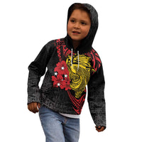 Papua New Guinea 49th Independence Day Kid Hoodie Motuan Revareva Bird-of-Paradise LT7 - Polynesian Pride