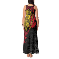 Papua New Guinea 49th Independence Day Tank Maxi Dress Motuan Revareva Bird-of-Paradise LT7 - Polynesian Pride