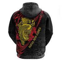 Papua New Guinea 49th Independence Day Zip Hoodie Motuan Revareva Bird-of-Paradise LT7 - Polynesian Pride