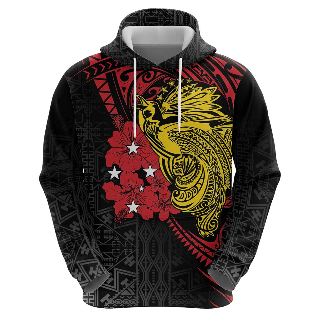 Papua New Guinea 49th Independence Day Zip Hoodie Motuan Revareva Bird-of-Paradise LT7 - Polynesian Pride