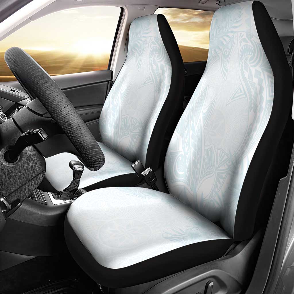 Polynesia Car Seat Cover Sharks Duo Tropical Off White