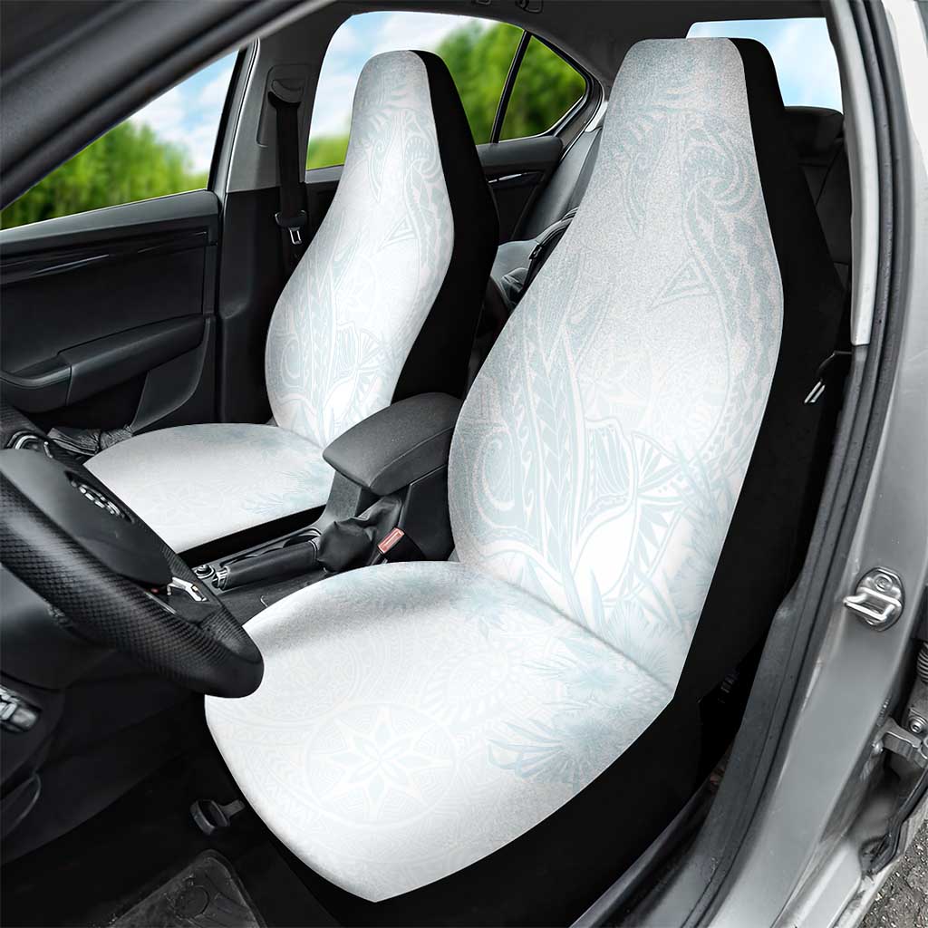 Polynesia Car Seat Cover Sharks Duo Tropical Off White