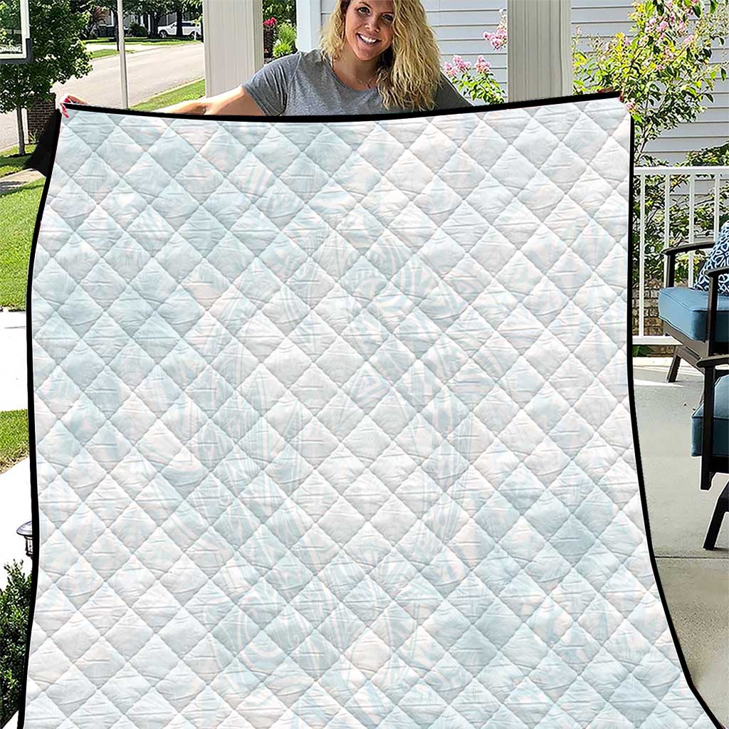 Polynesia Quilt Sharks Duo Tropical Off White LT7 White - Polynesian Pride