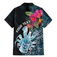 Niue Personalised Family Matching Mermaid Dress and Hawaiian Shirt Hiapo Mix Coconut Crab LT7 - Polynesian Pride