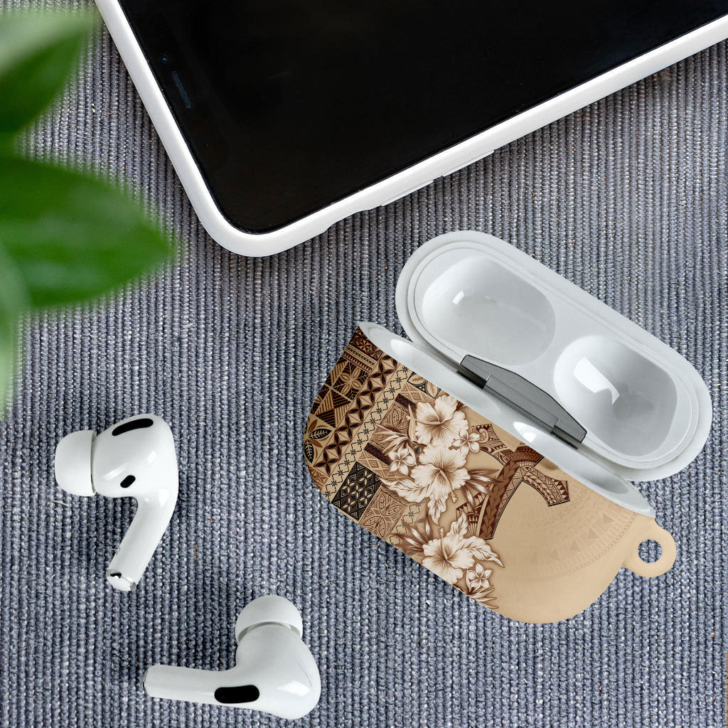 Samoa AIGA Mamanu Siapo Malu Motifs AirPods Case LT7 - Polynesian Pride