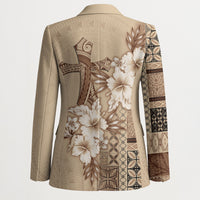 Samoa AIGA Mamanu Siapo Malu Motifs Blazer LT7 - Polynesian Pride