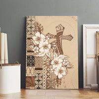 Samoa AIGA Mamanu Siapo Malu Motifs Canvas Wall Art LT7 - Polynesian Pride