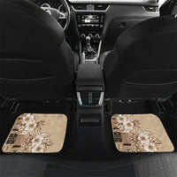 Samoa AIGA Mamanu Siapo Malu Motifs Car Mats LT7 Set 2pcs - Back Beige - Polynesian Pride