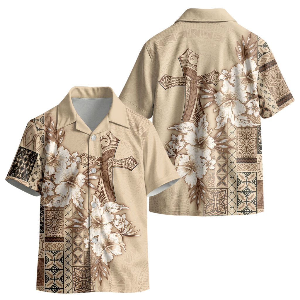 Samoa AIGA Mamanu Siapo Malu Motifs Kid Hawaiian Shirt LT7 - Polynesian Pride