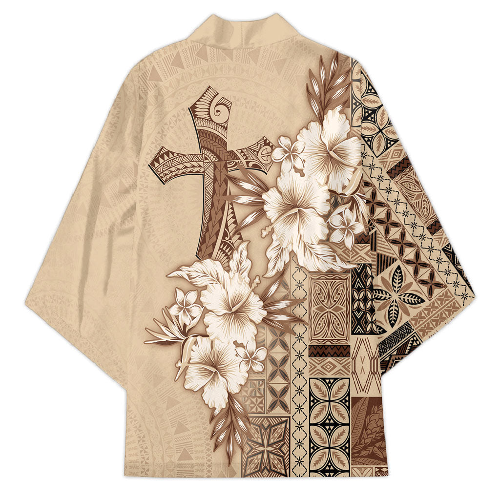 Samoa AIGA Mamanu Siapo Malu Motifs Kimono