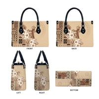 Samoa AIGA Mamanu Siapo Malu Motifs Leather Bag LT7 - Polynesian Pride