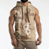 Samoa AIGA Mamanu Siapo Malu Motifs Sleeveless Hoodie LT7 - Polynesian Pride