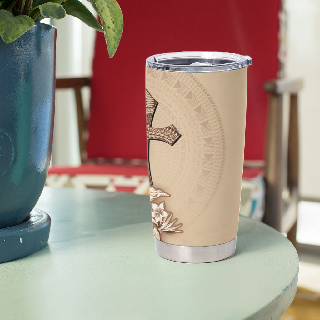 Samoa AIGA Mamanu Siapo Malu Motifs Tumbler Cup LT7 - Polynesian Pride