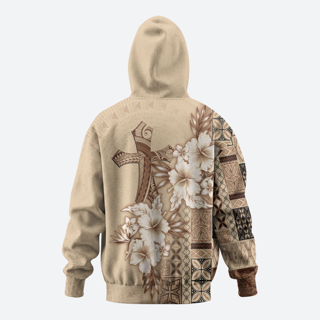 Samoa AIGA Mamanu Siapo Malu Motifs Zip Hoodie LT7 - Polynesian Pride