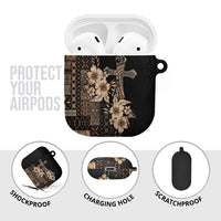 Samoa AIGA Mamanu Siapo Malu Motifs AirPods Case Black Ver LT7 - Polynesian Pride