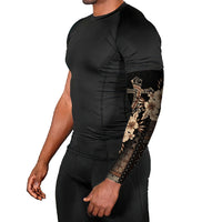 Samoa AIGA Mamanu Siapo Malu Motifs Arm Sleeves Black Ver LT7 - Polynesian Pride