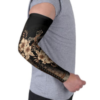 Samoa AIGA Mamanu Siapo Malu Motifs Arm Sleeves Black Ver LT7 - Polynesian Pride
