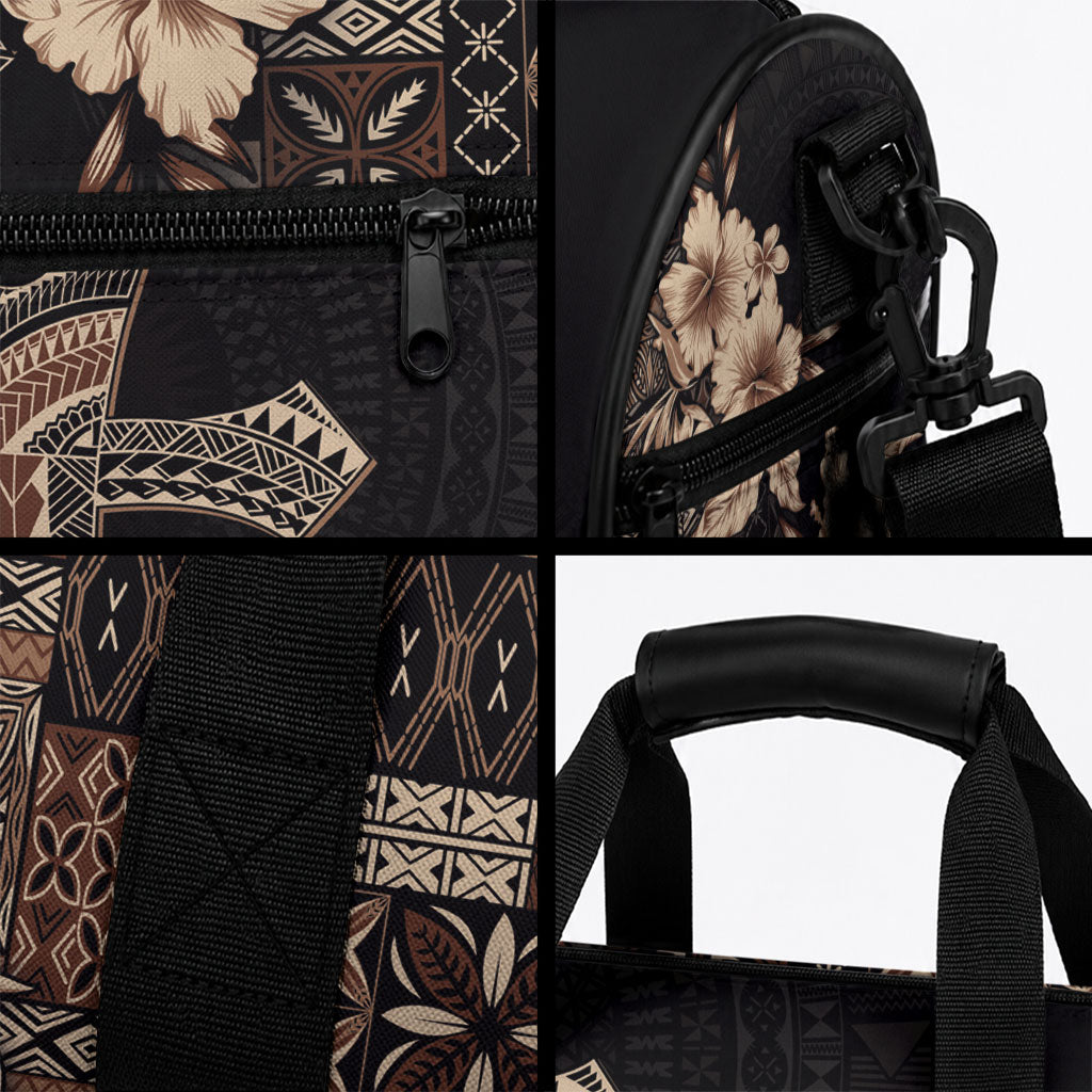 Samoa AIGA Mamanu Siapo Malu Motifs Duffle Bag Black Ver