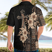 Samoa AIGA Mamanu Siapo Malu Motifs Hawaiian Shirt Black Ver LT7 - Polynesian Pride