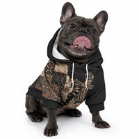 Samoa AIGA Mamanu Siapo Malu Motifs Pet Hoodie Black Ver LT7 - Polynesian Pride