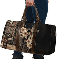 Samoa AIGA Mamanu Siapo Malu Motifs Travel Bag Black Ver LT7 - Polynesian Pride