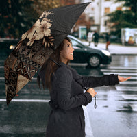 Samoa AIGA Mamanu Siapo Malu Motifs Umbrella Black Ver LT7 - Polynesian Pride