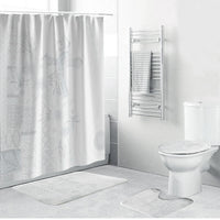 Samoa AIGA Mamanu Siapo Malu Motifs Bathroom Set Lotu a Tamaiti White Ver LT7 Bathroom Set (4 pcs) White - Polynesian Pride
