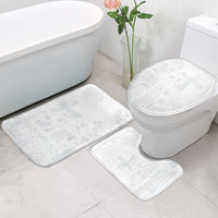 Samoa AIGA Mamanu Siapo Malu Motifs Bathroom Set Lotu a Tamaiti White Ver LT7 - Polynesian Pride