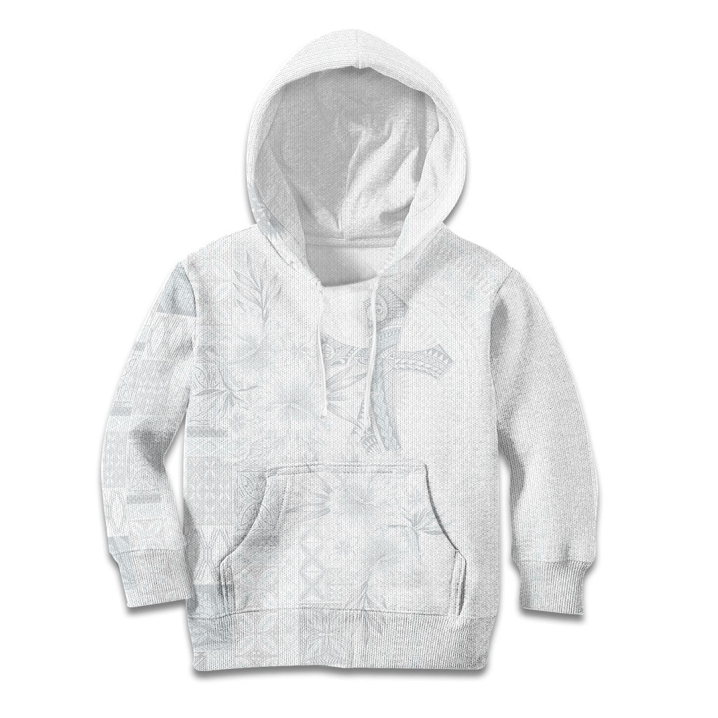 Samoa AIGA Mamanu Siapo Malu Motifs Kid Hoodie Lotu a Tamaiti White Ver
