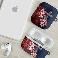 Samoa AIGA Mamanu Siapo Malu Motifs AirPods Case Flag Color LT7 - Polynesian Pride