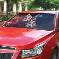 Samoa AIGA Mamanu Siapo Malu Motifs Auto Sun Shade Flag Color LT7 - Polynesian Pride